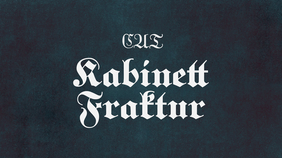 Kabinett Fraktur Font Family › Fontesk