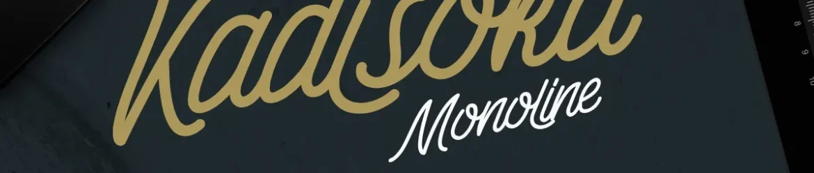 Kadisoka Monoline Font