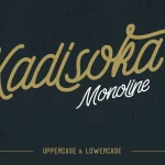 Kadisoka Monoline Font - Fonte Grátis Kadisoka Monoline Font