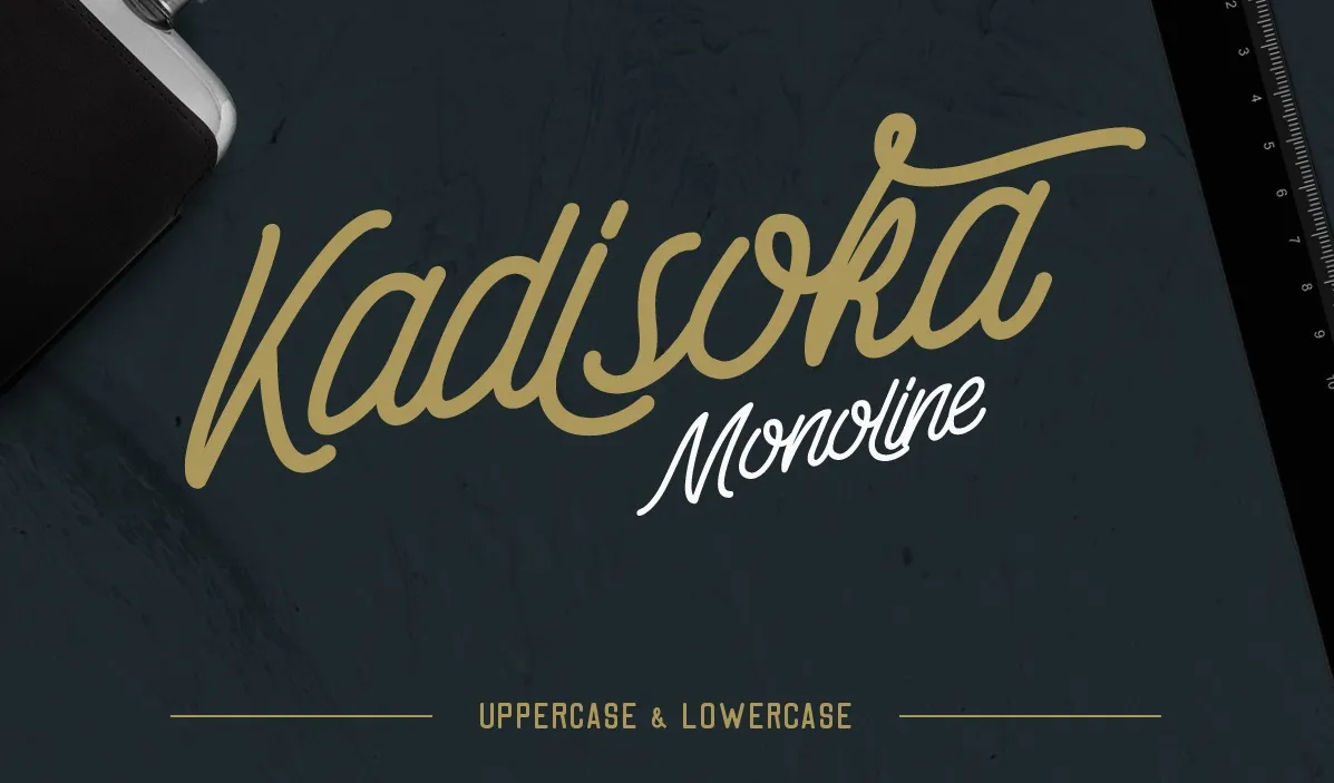 Kadisoka Monoline Font
