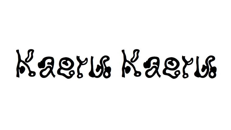 Kaeru Kaeru Font › Fontesk