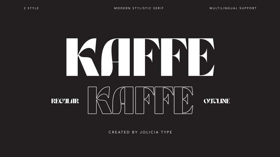 Kaffe Font › Fontesk