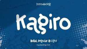 Kagiro Font › Fontesk