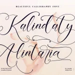 Kalindaty Alintaria Font