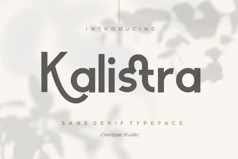 Kalistra Sans Serif Font