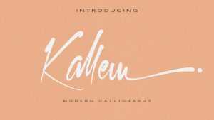 Kallem Script Font › Fontesk