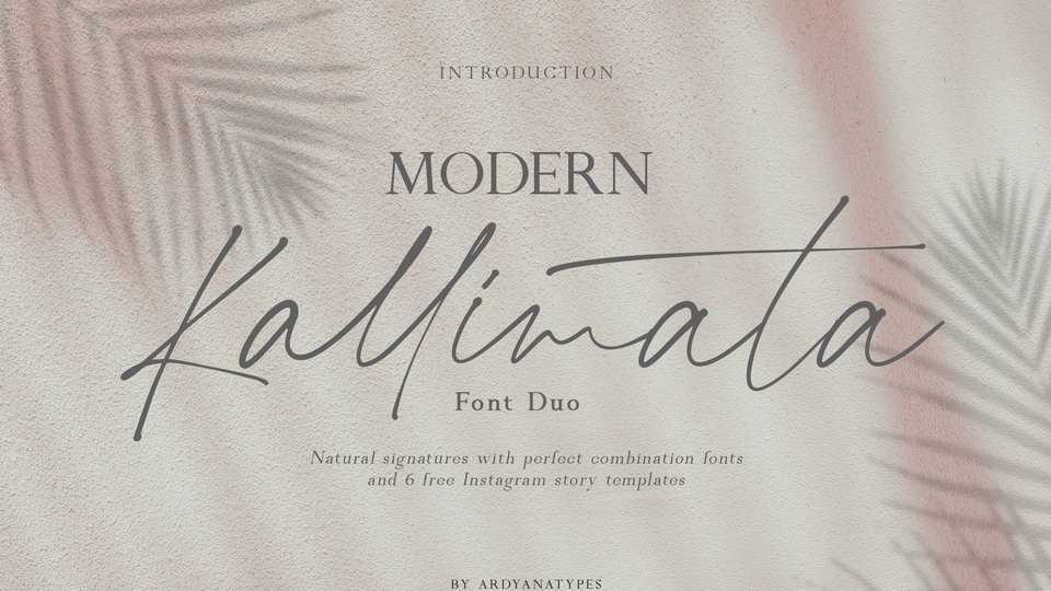 Kallimata Script Font › Fontesk