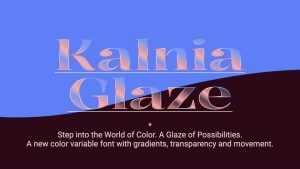 Kalnia Glaze Font Family › Fontesk