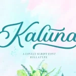 Kaluna Calligraphy Font