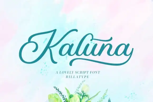 Kaluna Calligraphy Font