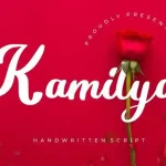 Kamilya Script Font