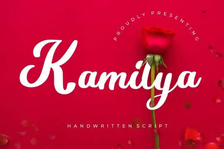 Kamilya Script Font