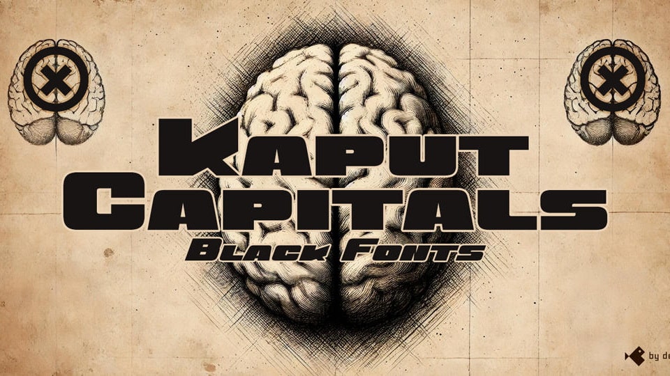 Kaput Black Font › Fontesk