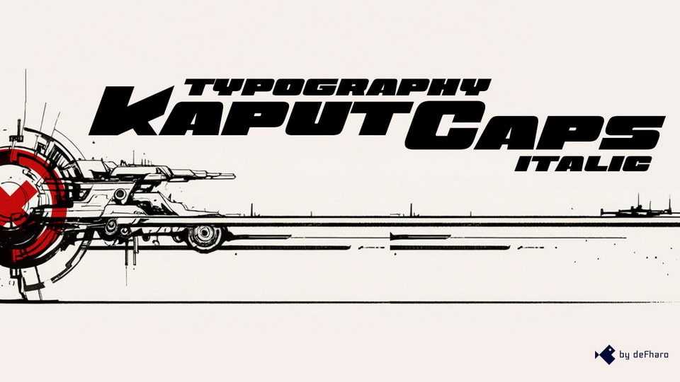 Kaput Black Italic Font › Fontesk