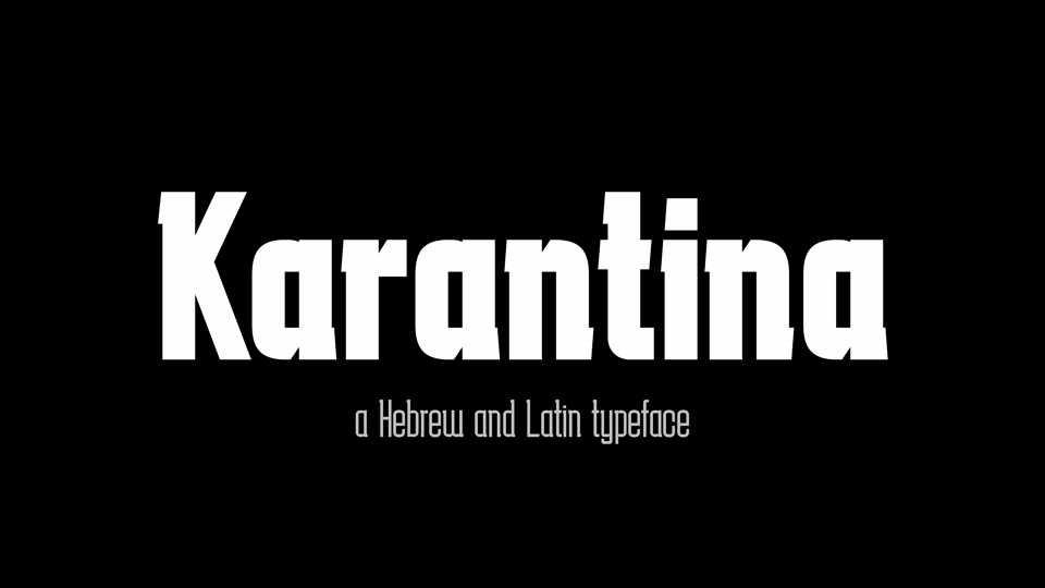 Karantina Typeface › Fontesk
