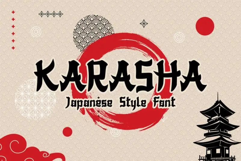 Karasha Display Font