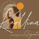 Karllina Handwritten Font - Fonte Grátis Karllina Handwritten Font