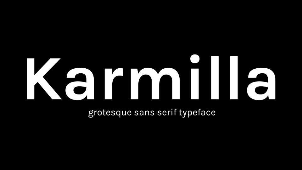 Karmilla Font Family › Fontesk
