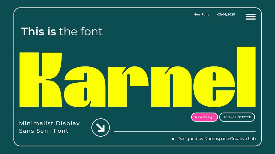 Karnel Font › Fontesk
