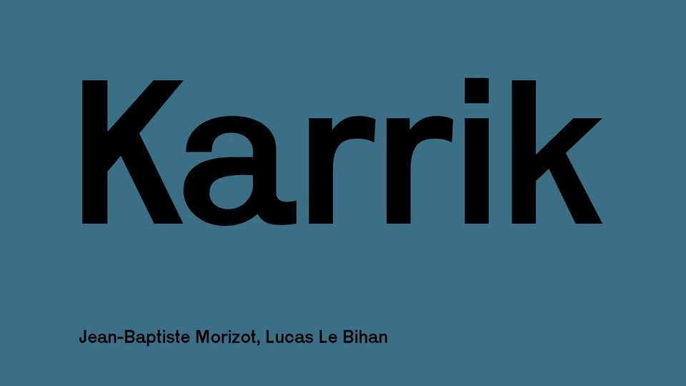 Karrik Font Family › Fontesk