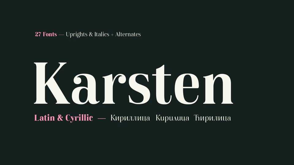 Karsten Font › Fontesk