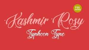 Kashmir Rosy Font › Fontesk