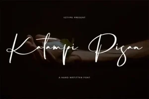 Katampi pisan Handwritten Font