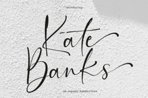 Kate Banks Calligraphy Font