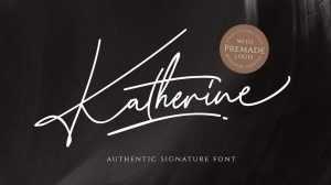 Katherine Script Font › Fontesk