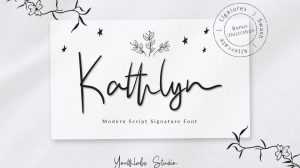 Kathlyn Script Font › Fontesk