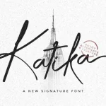 Katika Handwritten Font