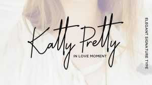 Katty Pretty Script Font › Fontesk