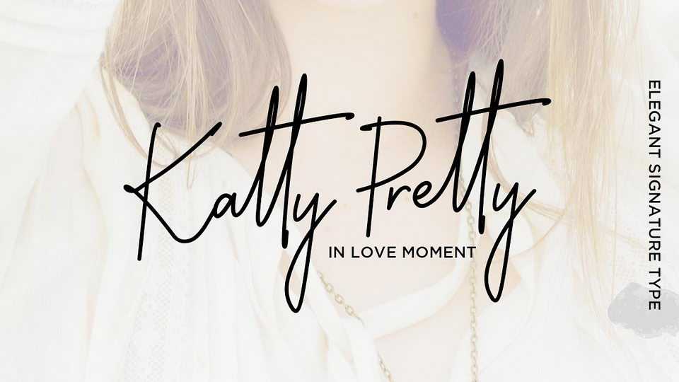 Katty Pretty Script Font › Fontesk