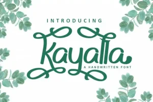 Kayalla Script Font