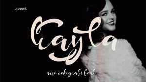 Kayla Script › Fontesk