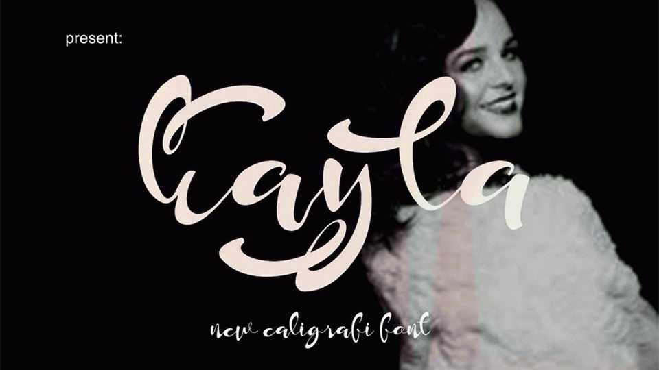 Kayla Script › Fontesk