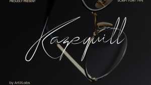 Kazequill Font › Fontesk