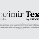 Kazimir Text™ Font Family
