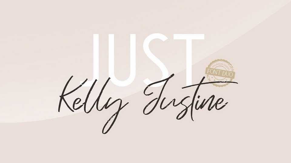 Kelly Justine Script › Fontesk