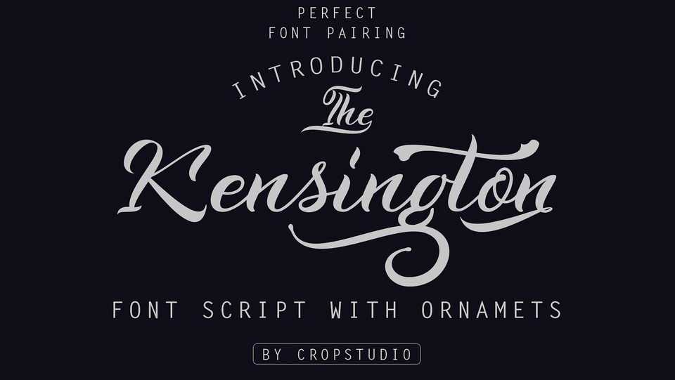 Kensington Script Font › Fontesk