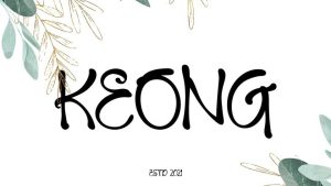 Keong Font › Fontesk