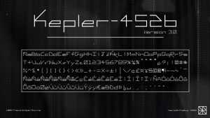 Kepler-452b Font › Fontesk