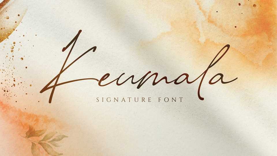 Keumala Script Font › Fontesk