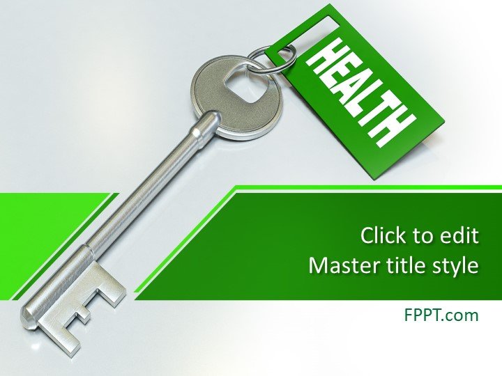 Key to Health PowerPoint Template