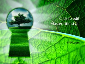 Keyhole Concept PowerPoint Template