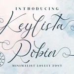 Keylista Robin Calligraphy Font