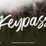 Keypass Brush Font