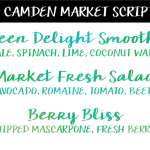KG Camden Market Script font