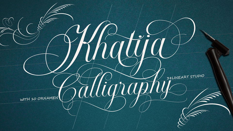 Khatija Calligraphy Script › Fontesk