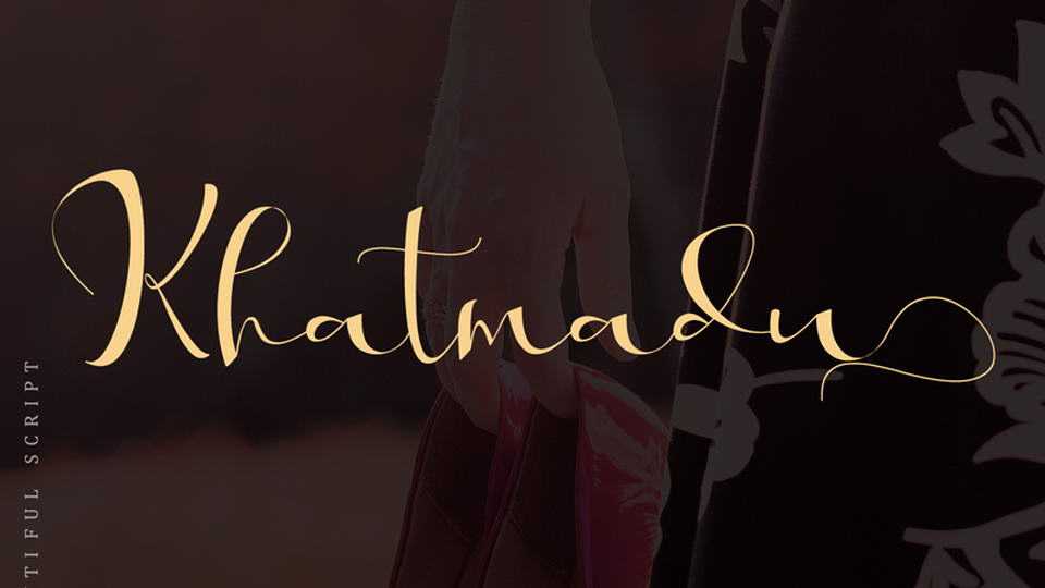 Khatmadu Script Font › Fontesk